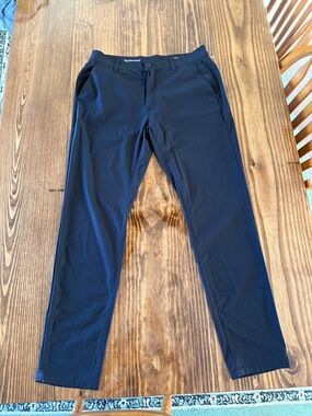 Men's Black Stretch Chino Pants 32x32